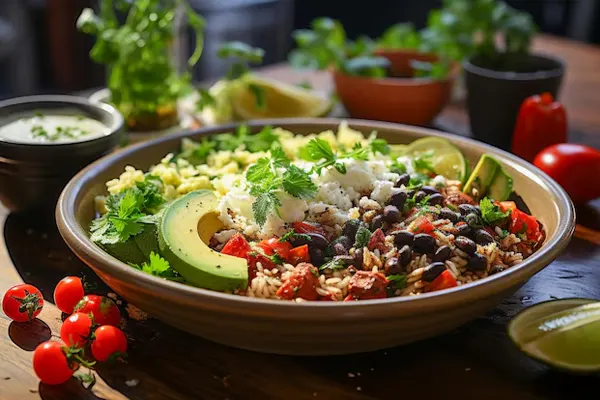Receta fácil y nutritiva: bowl de verduras y arroz